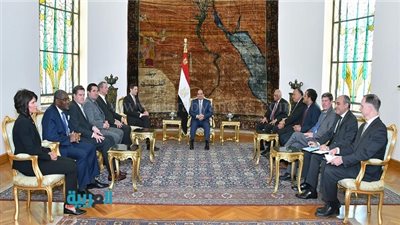 السيسي يستقبل رئيس مجلس النواب الأمريكي 