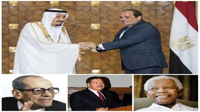 بعد منحها للملك سلمان.. قلادة النيل أرفع وسام مصري.. مصنوعة من الذهب الخالص وتمثل رسومًا فرعونية.. حصل عليها زويل ونجيب محفوظ ومانديلا 