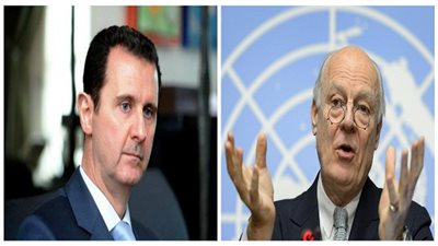 أنباء عن اقتراح دي ميستورا بقاء بشار الأسد بصلاحيات محدودة