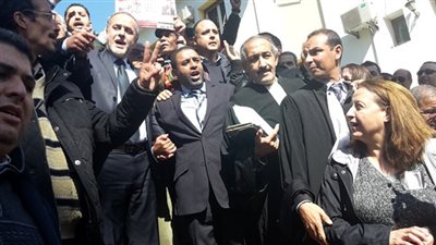 إنهاء الوقفة الاحتجاجية للمحامين أمام قسم المرج