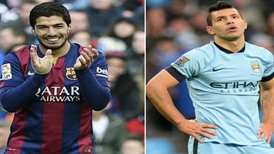 أجويرو يهدد عرش سواريز في الدوري الإنجليزي