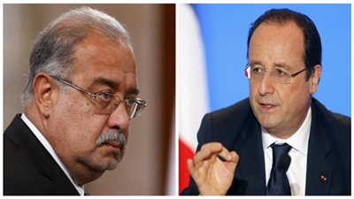 رئيس الوزراء يلتقي هولاند.. بحثا سبل دعم مشروعات الطرق ومترو الأنفاق بالقاهرة.. إسماعيل يشيد بعمق العلاقات بين البلدين.. والزعيم الفرنسي: شركاتنا تسعى لفتح استثمارات جديدة في السوق المصرية