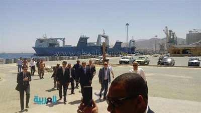 ننشر صور زيارة سفير كازاخستان لميناء سفاجا