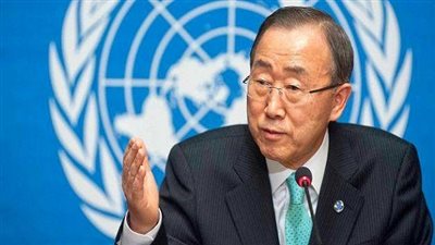 بان كي مون ينتقد استمرار الاستيطان الإسرائيلي داخل الأراضي الفلسطينية