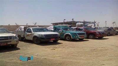 تجمهر أهالي 3 محافظات لاستقبال وزير التموين بالمنيا 