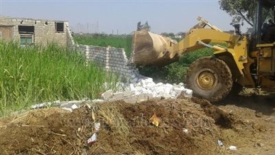 إزالة 29 حالة تعدٍ على الأراضي الزراعية بالبحيرة