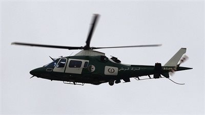 طائرة هليكوبتر لتأمين 