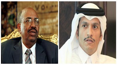 وزير الخارجية القطري يلتقي الرئيس السوداني للتصعيد ضد مصر وليبيا
