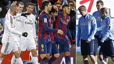الليلة.. مواجهات نارية تحسم صدارة الدوري الإسباني.. برشلونة يتمنى العودة وريال مدريد يكافح واتليتكو يستعد لتفجير المفاجأة