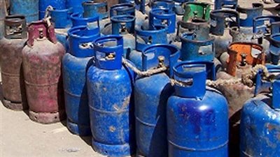 ضبط 80 أسطوانة غاز مدعمة قبل بيعها في السوق السوداء بالغربية