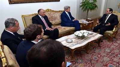 جون كيري يزور القاهرة غدًا.. المسئول الأمريكي يلتقي الرئيس السيسي ووزير الخارجية المصري.. سياسيون: الكشف عن ملفات مهمة خلال المباحثات.. والمصالح الاستراتيجية 