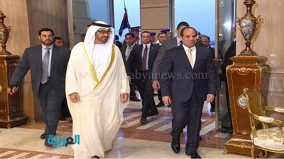 السيسي يستقبل ولي عهد أبوظبي