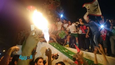 بالصور.. احتفالات عارمة لجمهور الشرقية بعد التأهل للممتاز