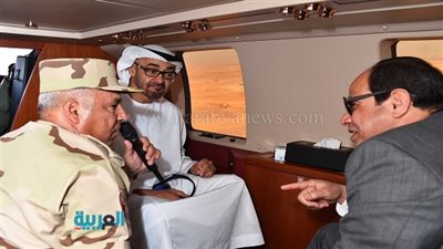 جولة السيسي التفقدية لمحور الشيخ محمد بن زايد