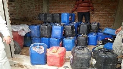  مصادرة 500 لتر بنزين وسولار مدعم بطنطا وزفتى