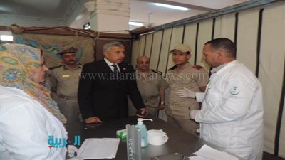 بالصور.. مدير أمن الغربية يتابع قافلة طبية لعلاج الأمناء والأفراد