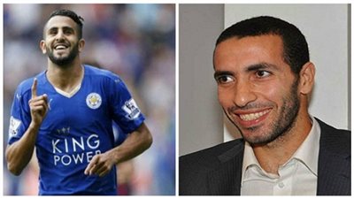 شاهد.. أبو تريكة يهنئ رياض محرز و