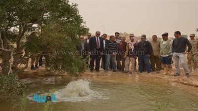 بالصور.. محافظ مطروح: ضخ تجريبي جزئي لمياه الشرب استعدادًا لموسم الصيف