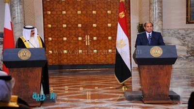 ننشر كلمة ملك البحرين خلال المؤتمر الصحفي مع الرئيس السيسي