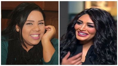 شيماء سيف تداعب الإعلامية سالي عبدالسلام بـ