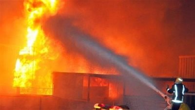 الحماية المدنية تحاول السيطرة على حريق هائل بـ