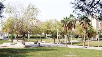 حديقة الأغاخان بروض الفرج خارج نطاق الخدمة بشم النسيم 