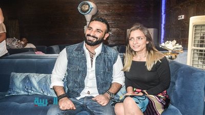 بالصور.. ريم البارودي تشارك أحمد سعد وحجازي متقال حفل 