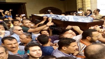 بالصور.. تشييع جثمان وائل نور من مسجد السيدة نفيسة 