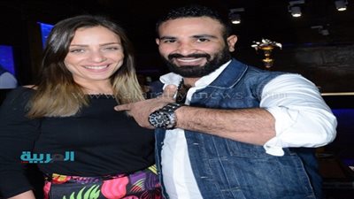 أحمد سعد يتغزل في ريم البارودي بعد حضورها حفله الأخير