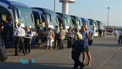 وصول 666 سائحًا من مختلف الجنسيات لميناء شرم الشيخ