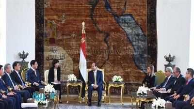 السيسي يستقبل وزير التجارة والصناعة الكوري الجنوبي