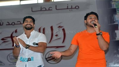 بالصور.. محمد شاهين ومينا عطا يشعلان حفل 