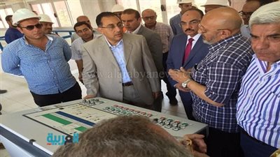 بالصور.. وزير الإسكان يتفقدان مشروع توسعات محطة مياه شبرا الخيمة