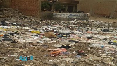 بالصور.. مدرسة السماح الخاصة بالمنيب تتحول لبركة صرف صحي