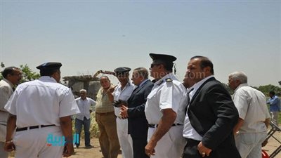 بالصور.. إزالة 6 عقارات على أرض زراعية بالجيزة