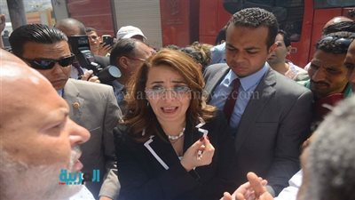 وزيرة التضامن الاجتماعي في حادث حريق العتبة