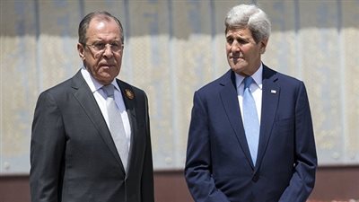  لافروف وكيري يدعوان أطراف النزاع السوري لوقف الهجمات على المدنيين