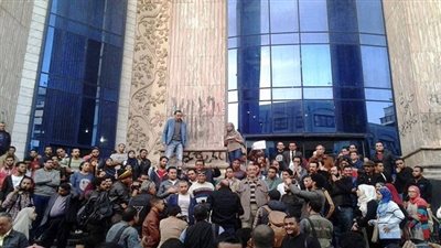 هتافات المعتصمين داخل نقابة الصحفيين