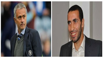 شاهد.. أبو تريكة مع مورينيو وحديث 