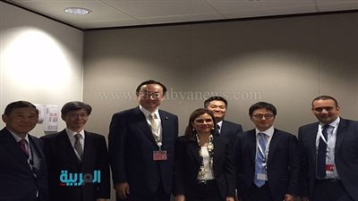 سحر نصر تلتقي شركاء التنمية بأوروبا على هامش اجتماعات 