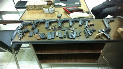 ضبط الأسلحة المستخدمة في مشاجرة عائلتي الشريف وعوض بالمنيا