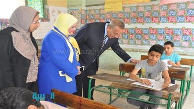 محافظ الجيزة يتفقد امتحانات الشهادة الإعدادية
