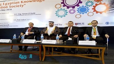 بالصور.. وصول وزير التعليم العالي لإطلاق مؤتمر 