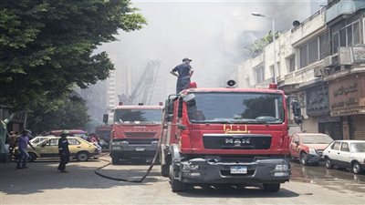 إخماد حريق بأحد مكاتب وزارة الداخلية بالدراسة