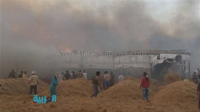 حريق ضخم بـ