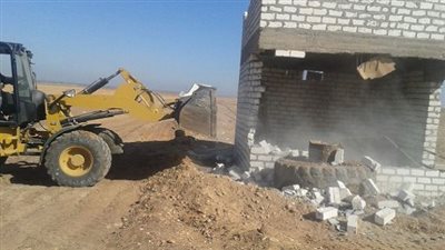 حملة مكبرة لإزالة التعديات بمدينة قنا الجديدة