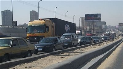 توقف الحركة المرورية أعلى 