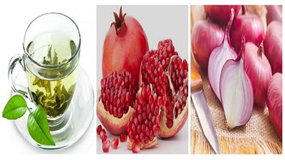 تناول البصل والرمّان والشاي الأخضر يقلل من الإصابة بالالتهاب المزمن 