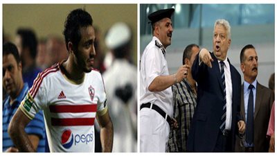 شاهد.. رد فعل مرتضى منصور على تسديدة كهربا وفرصة أوباما 