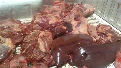 ضبط نصف طن كبدة منتهية الصلاحية قبل بيعها للمواطنين بالإسكندرية